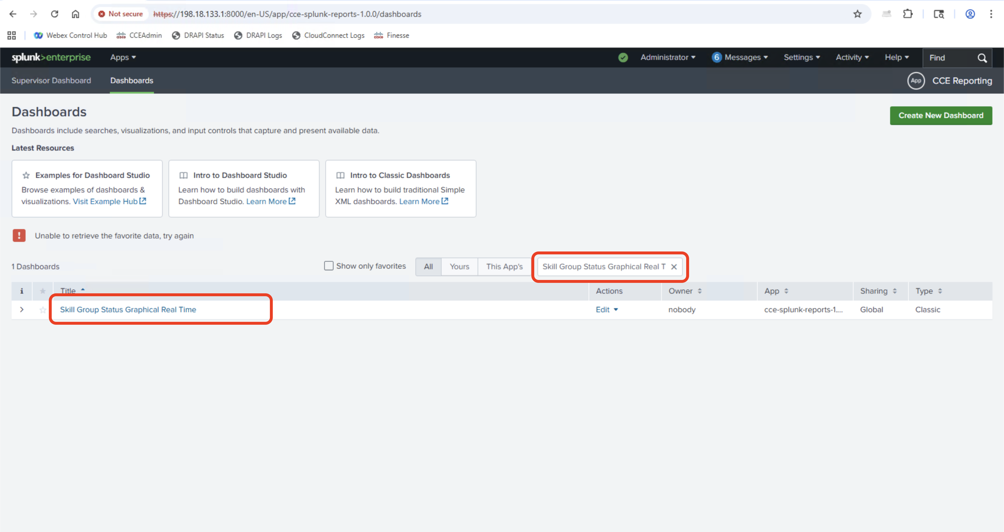 Lab 1 - Stock Reports - LAB-2323: Cisco Contact Center + Splunk: How to ...