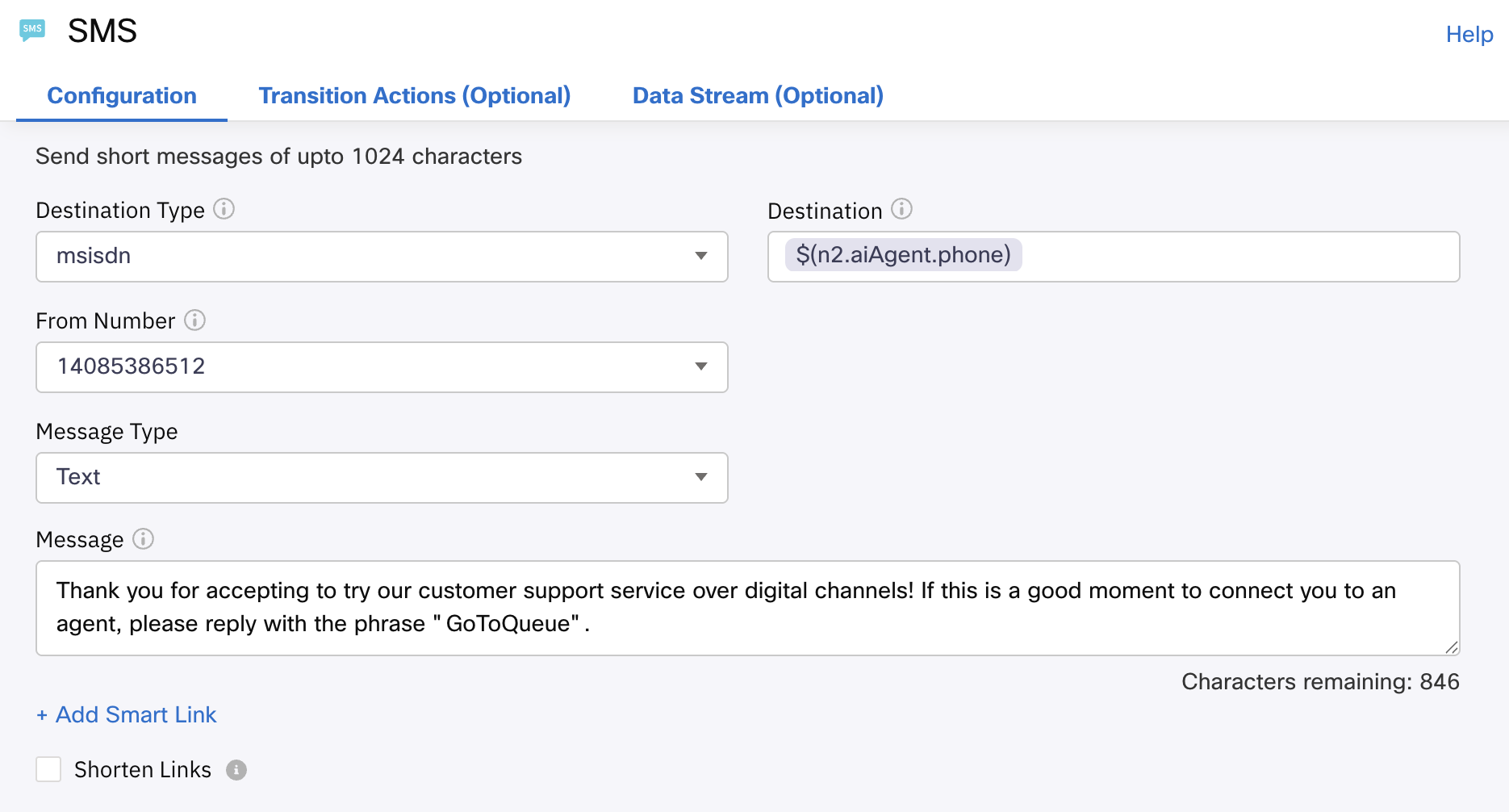 SMS Deflection SMS IMG