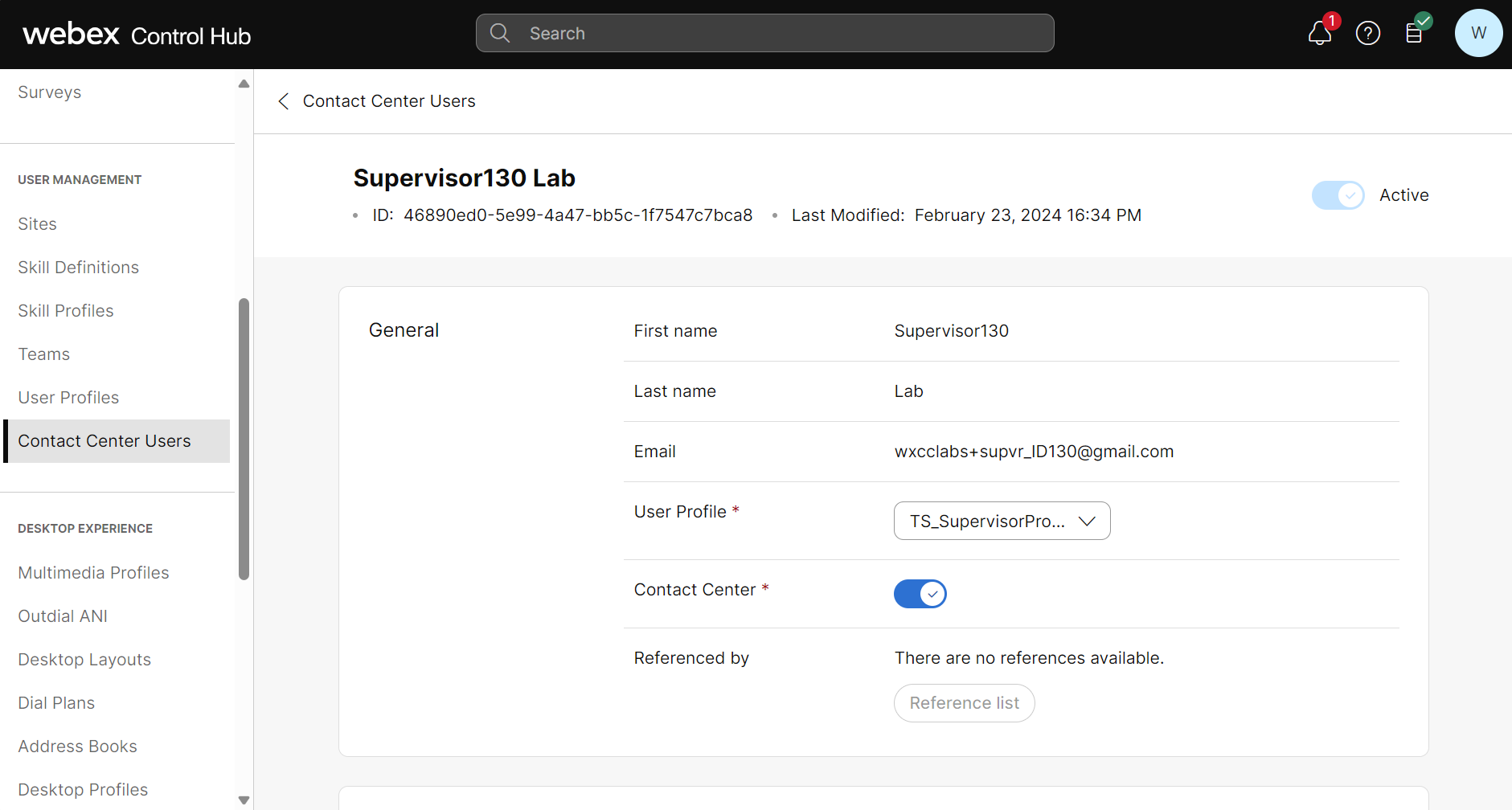 Enable Supervisor