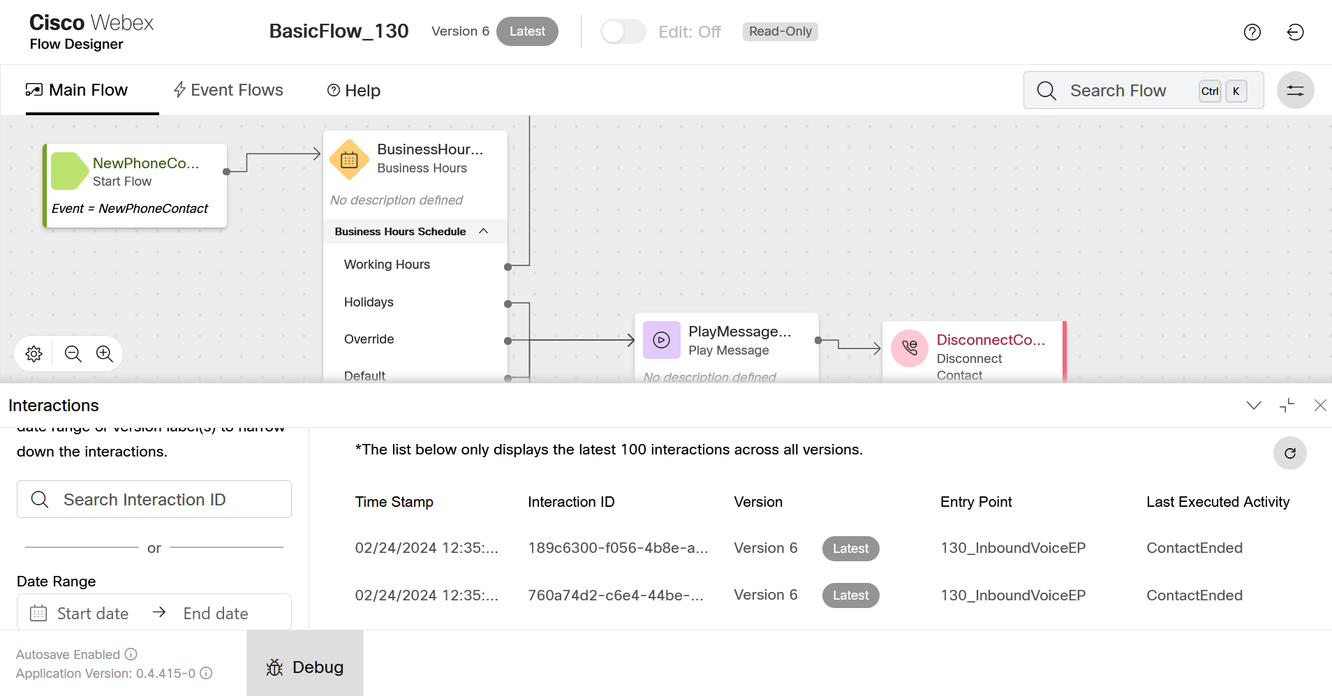 Flow Debugger