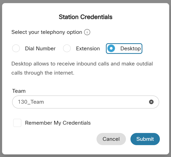 Station Login